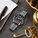 Seiko 5 Sports GMT Men's 42.50mm Stainless Steel Automatic Watch SSK001K