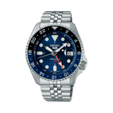 Seiko 5 Sports Men's 42.5mm Stainless Steel Automatic GMT Watch SSK003K - Wallace Bishop