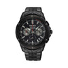 Seiko Coutura 42mm Quartz Chronograph Black Plates Watch SSB443P