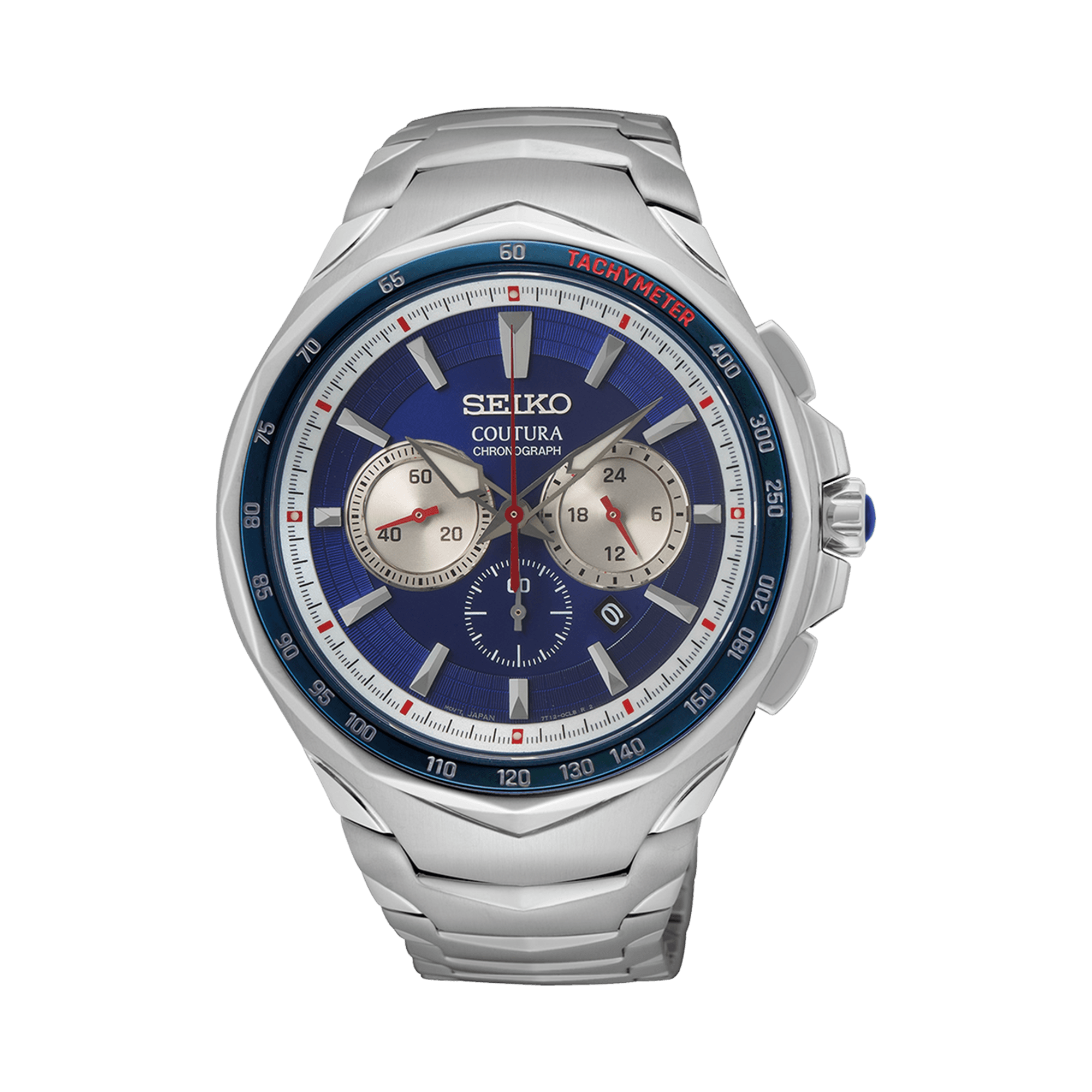 Seiko Coutura Men's 45.6mm Stainless Steel Quartz Watch SRWZ21P-9