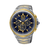 Seiko Men's Coutura Solar Chronograph Sport Watch Blue Dial