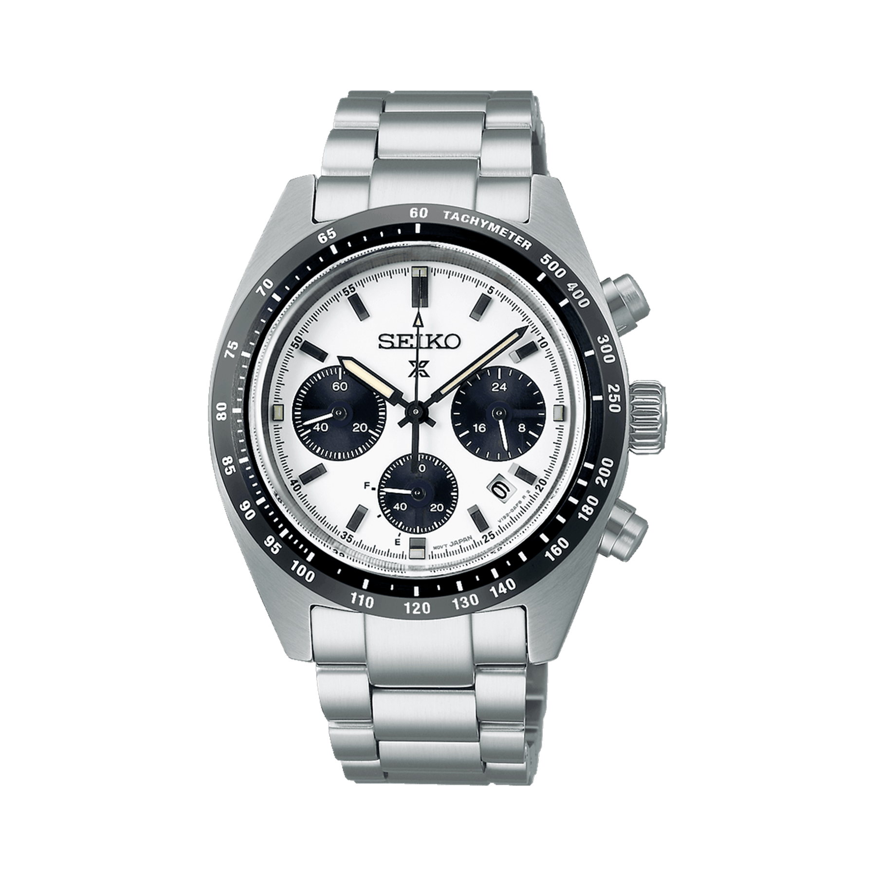 Seiko Prospex Speedtimer Men's 39mm Stainess Steel Solar Chronograph Watch SSC813P - Wallace Bishop