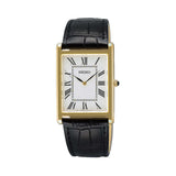 Seiko SWR104P Gold Square Case Watch | Elegant Vintage Style