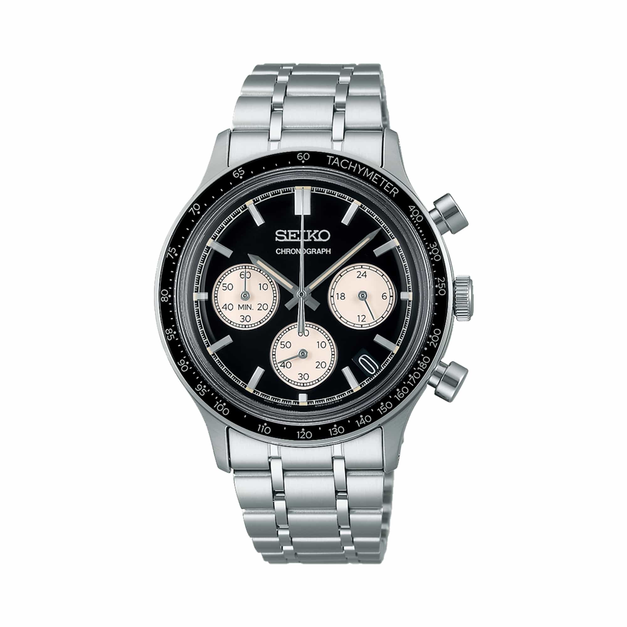 Seiko Conceptual SSB479P 38.7mm Black Dial Watch | Wallace Bishop