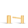 Small Bar Stud Earrings in 9ct Yellow Gold - Wallace Bishop
