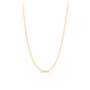 Solid Diamond Cut Long Curb Link 45cm Chain in 9ct Yellow Gold - Wallace Bishop