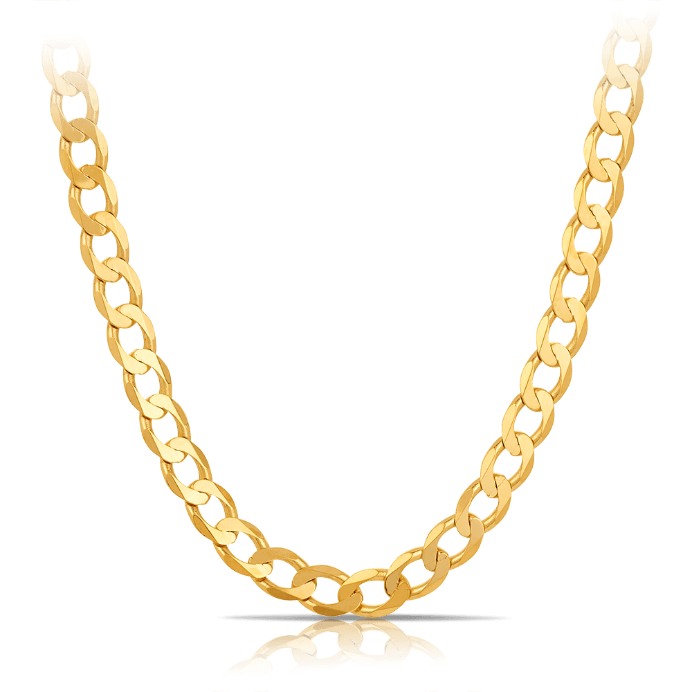 Men's Diamond Curb Link Necklace