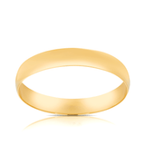 Solid Round Bangle in 9ct Yellow Gold