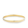 Solid Round Comfort-Fit Bangle in 9ct Yellow Gold