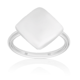 Square Ring in Sterling Silver - Wallace Bishop