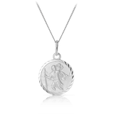 St Christopher Pendant in Sterling Silver - Wallace Bishop