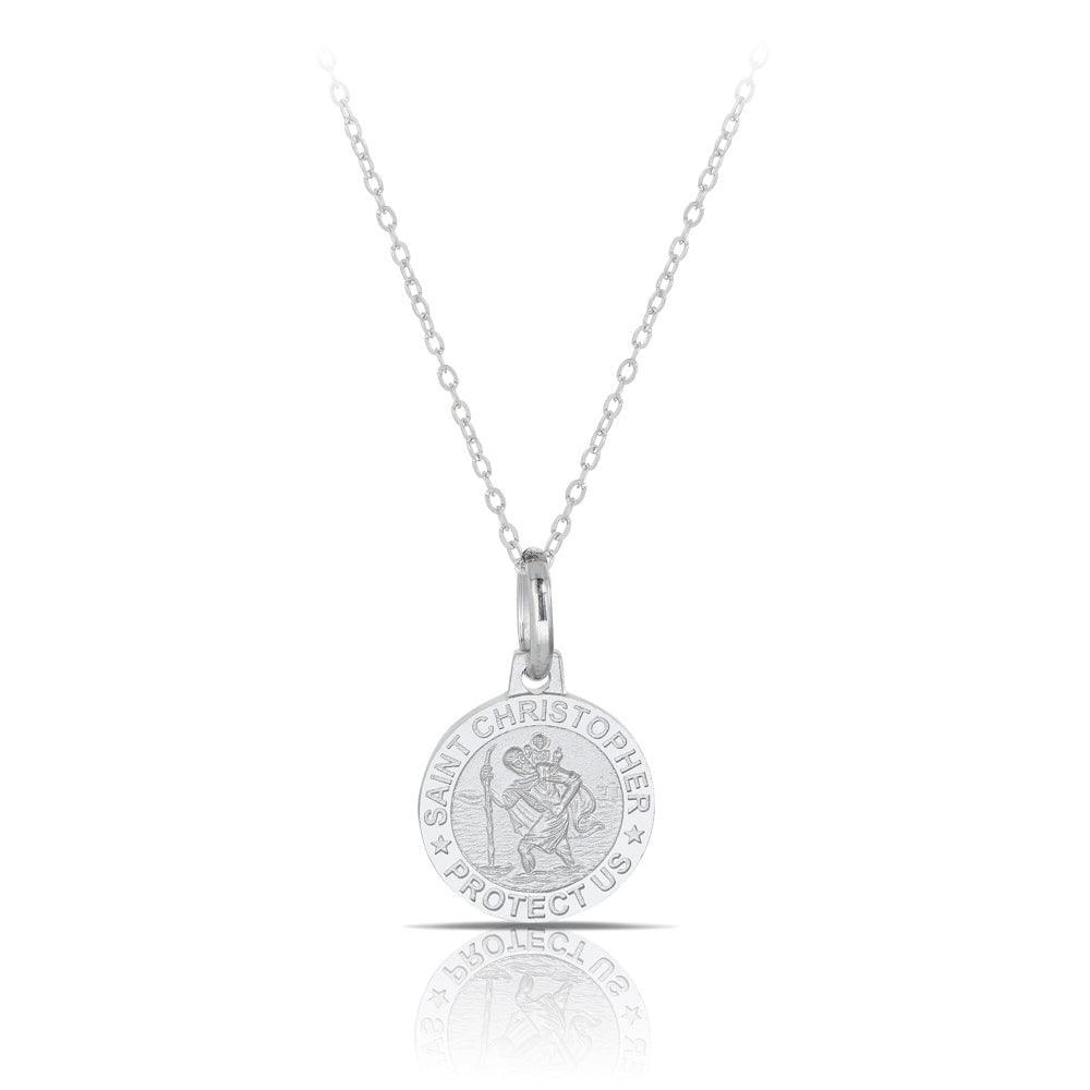 St Christopher Pendant in Sterling Silver