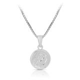 St Mary Necklace in Sterling Silver - Wallace Bishop