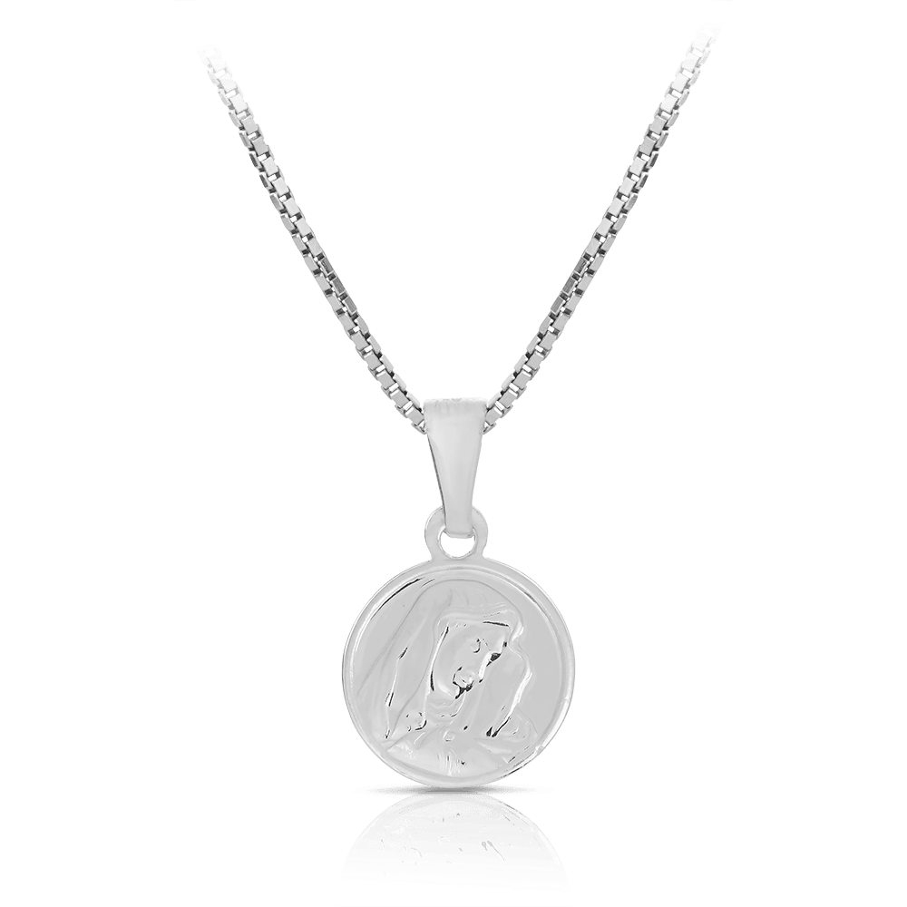 St Mary Necklace in Sterling Silver