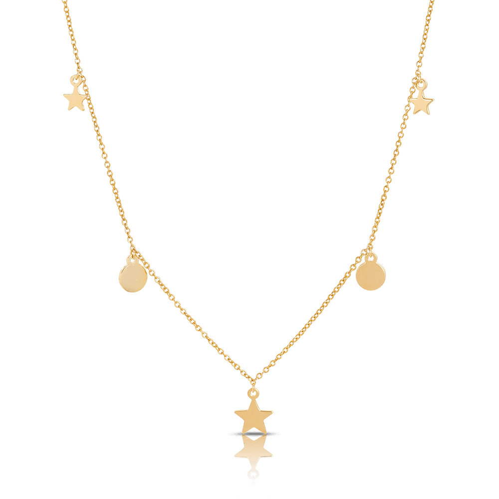Star Necklace in 9ct Yellow Gold - Wallace Bishop