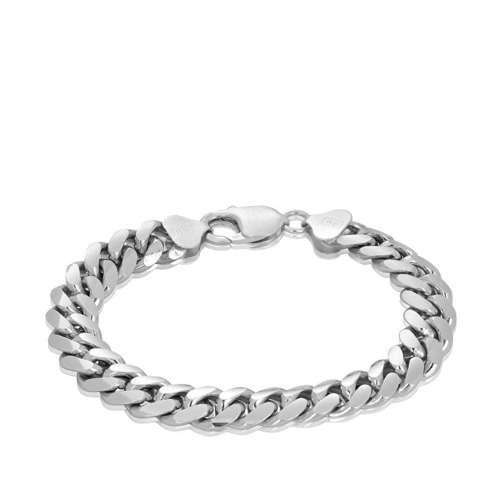 Thick Sterling Silver Bracelet 20cm