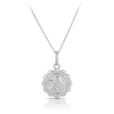 Sterling Silver Guardian Angel Pendant - Wallace Bishop