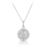 Sterling Silver Guardian Angel Pendant