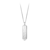'To My Love' Tag Pendant in Sterling Silver