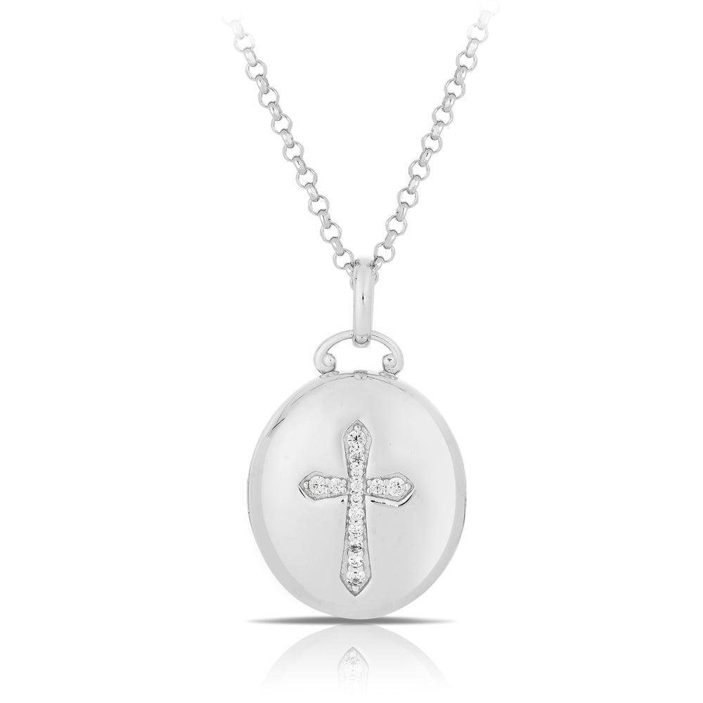 Sterling Silver Locket Pendant - Wallace Bishop