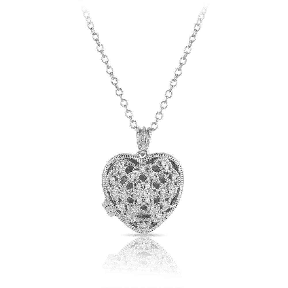 Sterling Silver Locket Pendant - Wallace Bishop