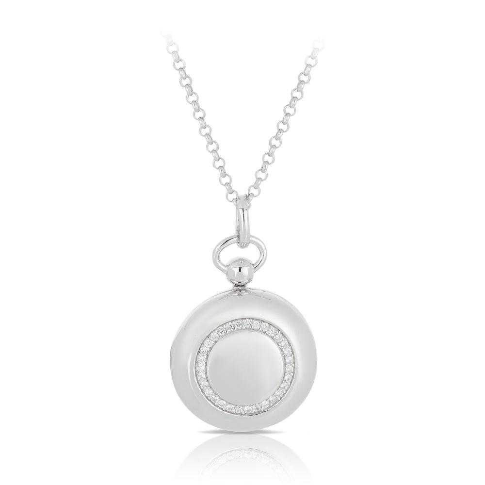 Sterling Silver Locket Pendant - Wallace Bishop