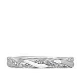 I Treasure® Diamond Twist Ring in Sterling Silver