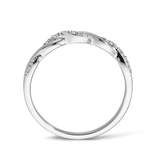 I Treasure® Diamond Twist Ring in Sterling Silver