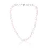 8mm Freshwater Pearl Strand Necklace with Sterling Silver Clasp