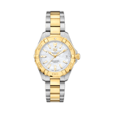 TAG Heuer Aquaracer Women's 32mm Stainless Steel & Yellow IP Two-Tone Quartz Watch WBD1320.BB0320 - Wallace Bishop