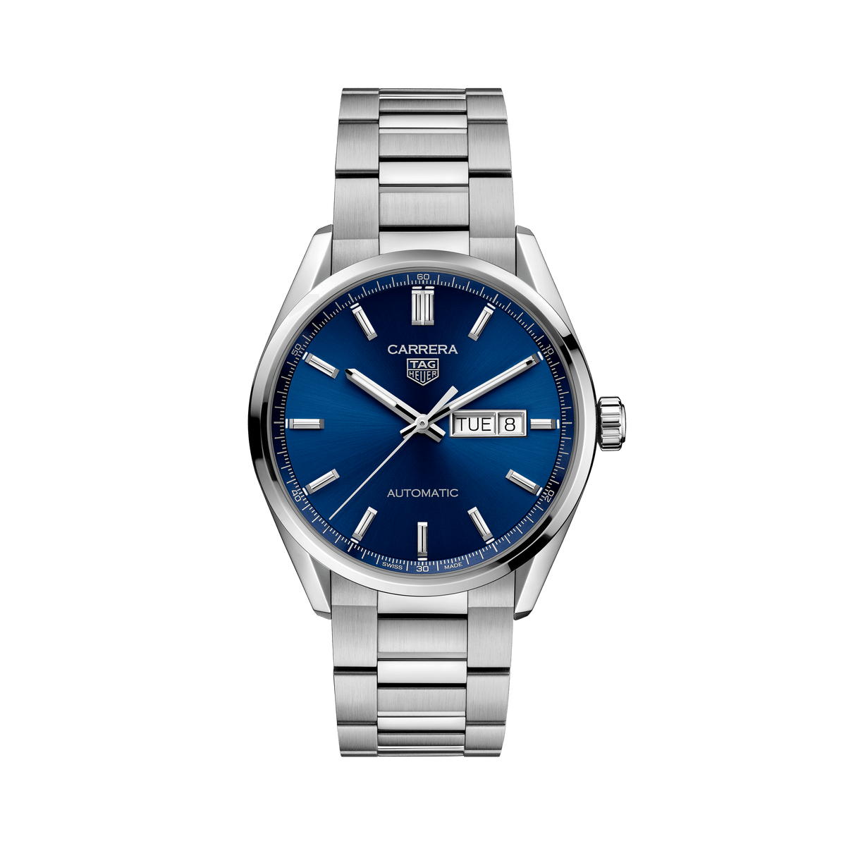TAG Heuer Carrera Men's 41mm Stainless Steel Automatic Watch WBN2012.BA0640 - Wallace Bishop