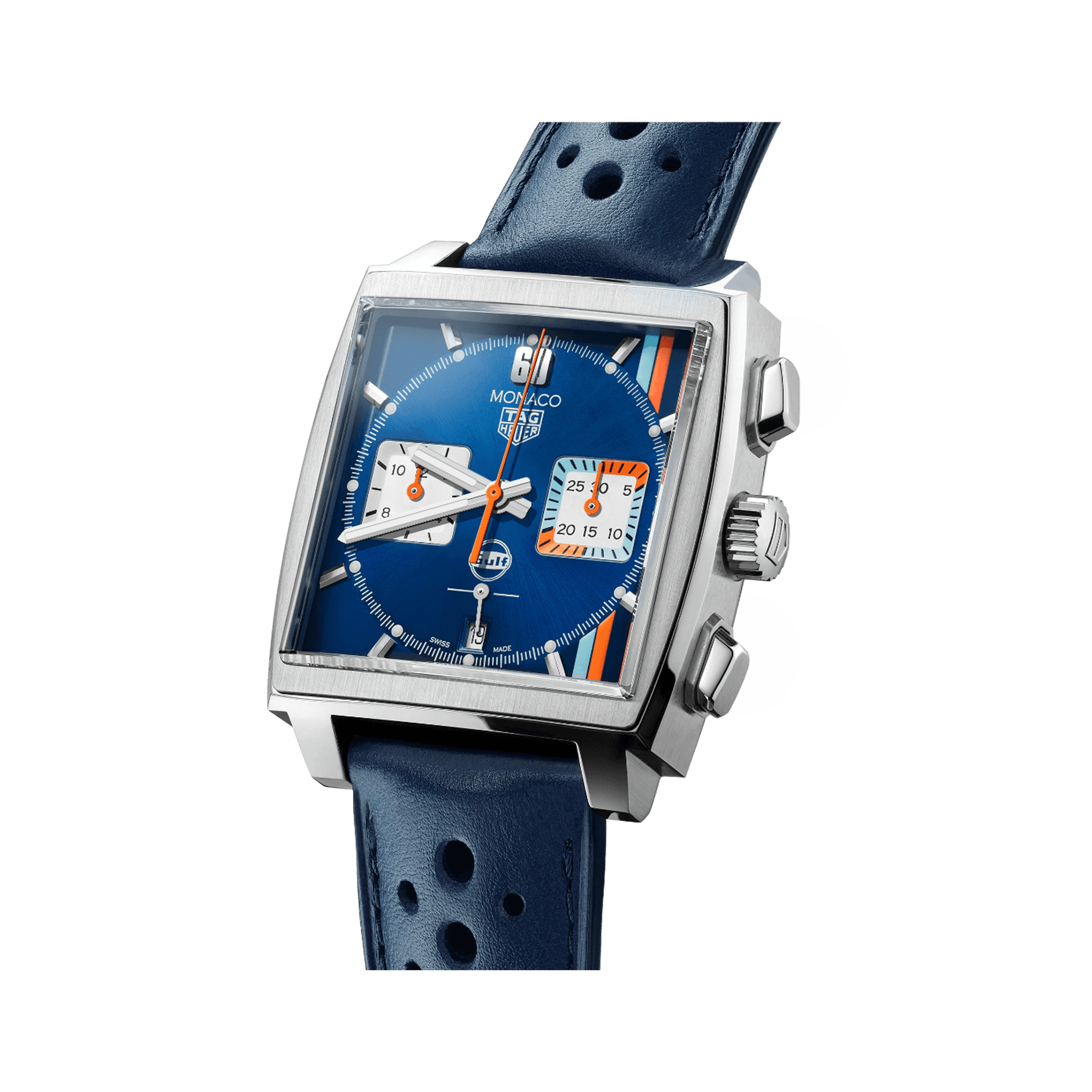 TAG Heuer Monaco Men's 39mm Stainless Steel Heuer 02 Automatic Watch CBL2115.FC6494 - Wallace Bishop