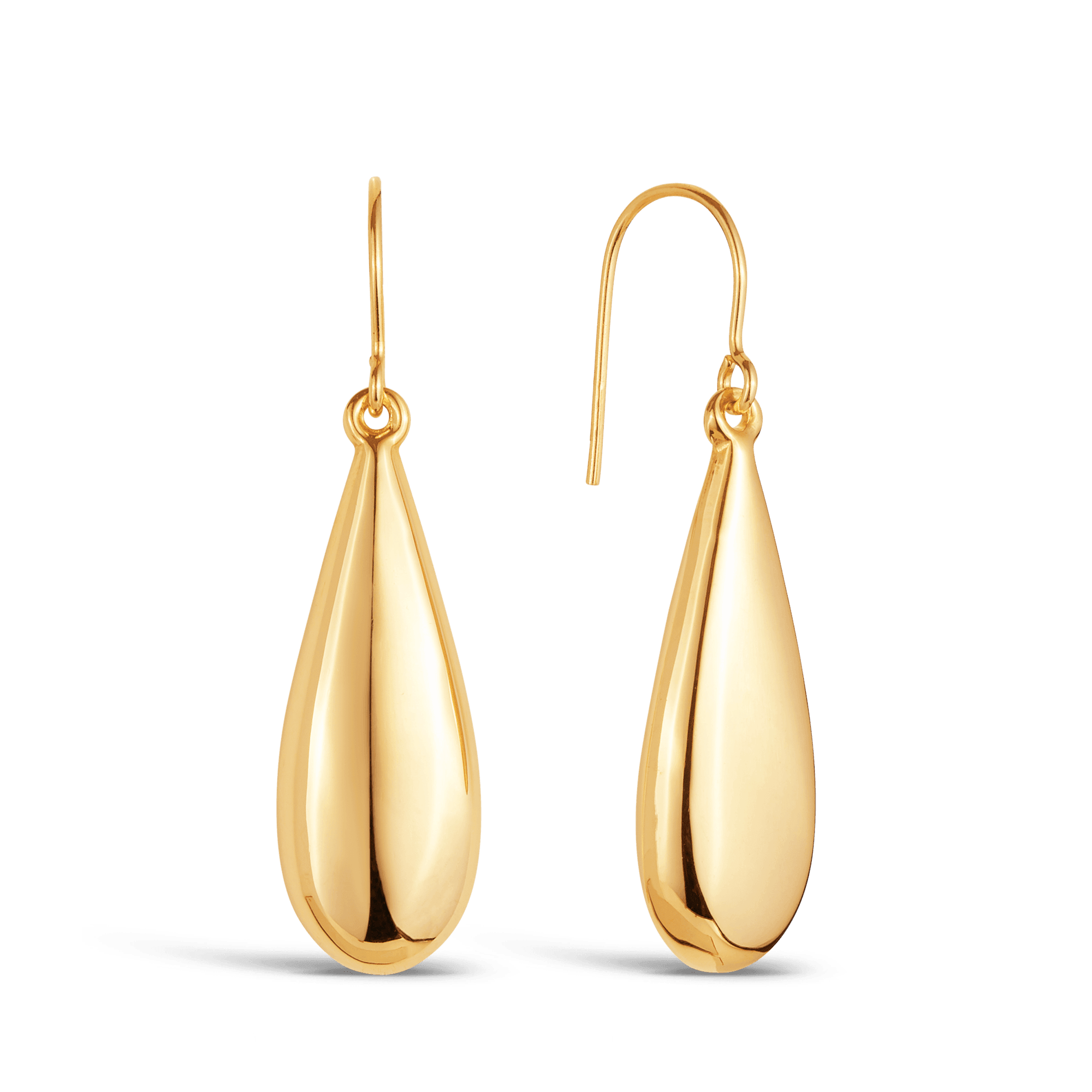 9ct gold 2025 teardrop earrings