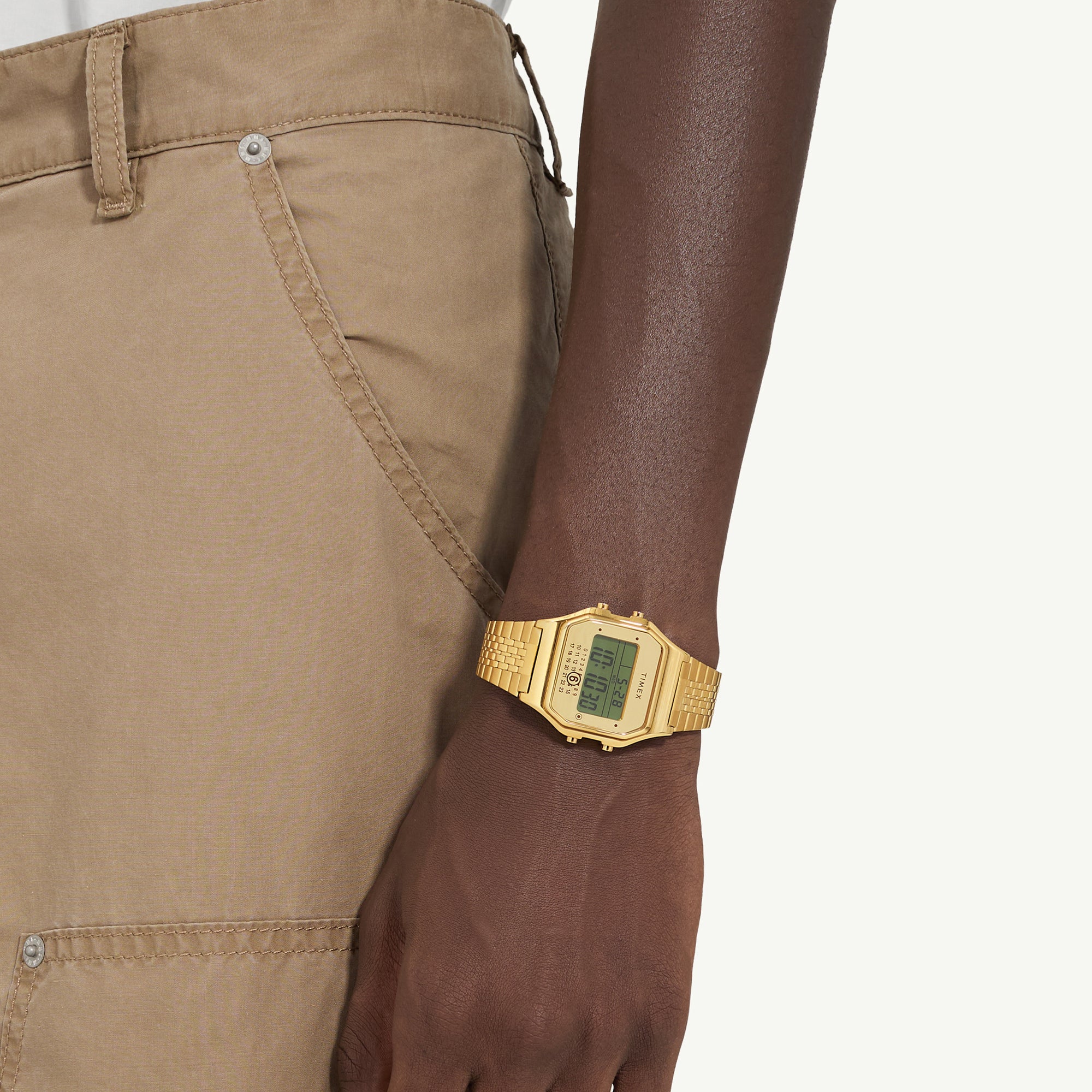 Timex x MM6 Maison Margiela T-80 Digital 34mm Watch Gift Set TWG067500