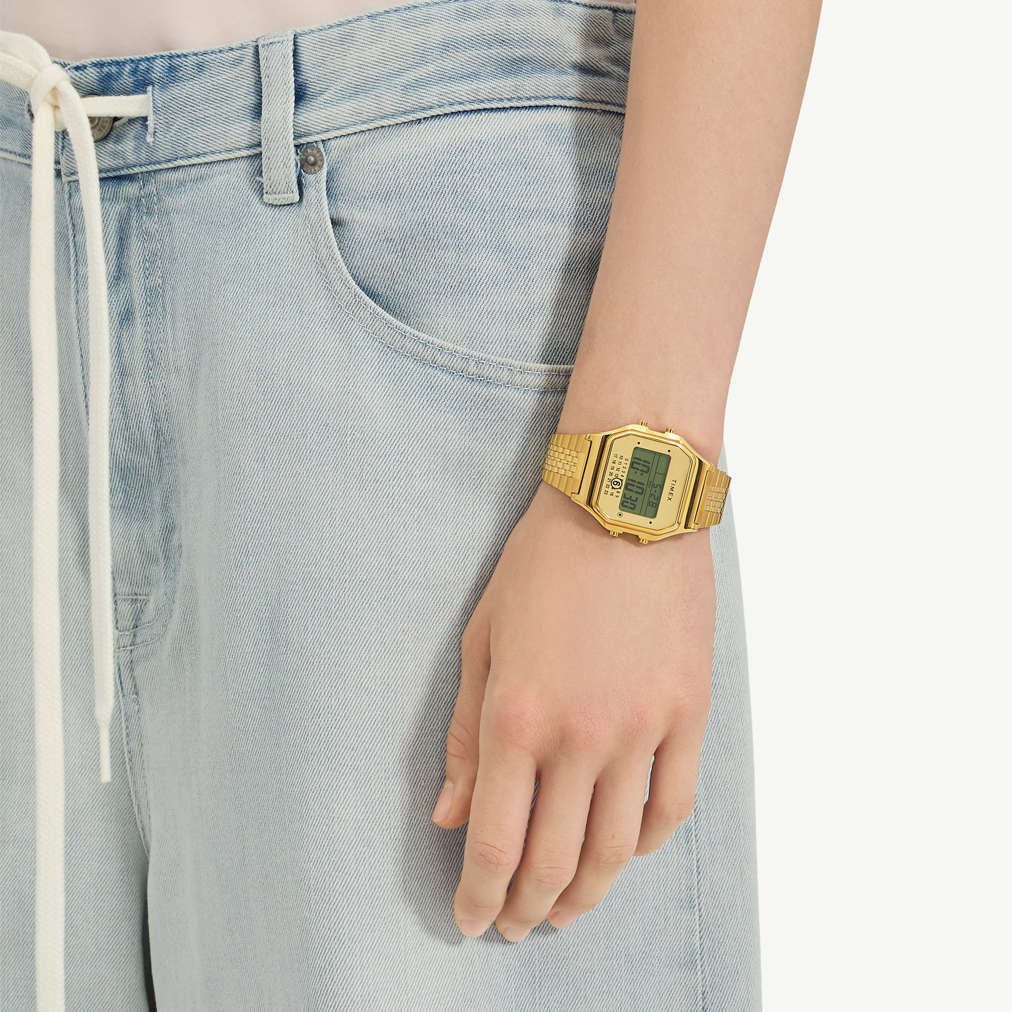 Timex x MM6 Maison Margiela T-80 Digital 34mm Watch Gift Set TWG067500