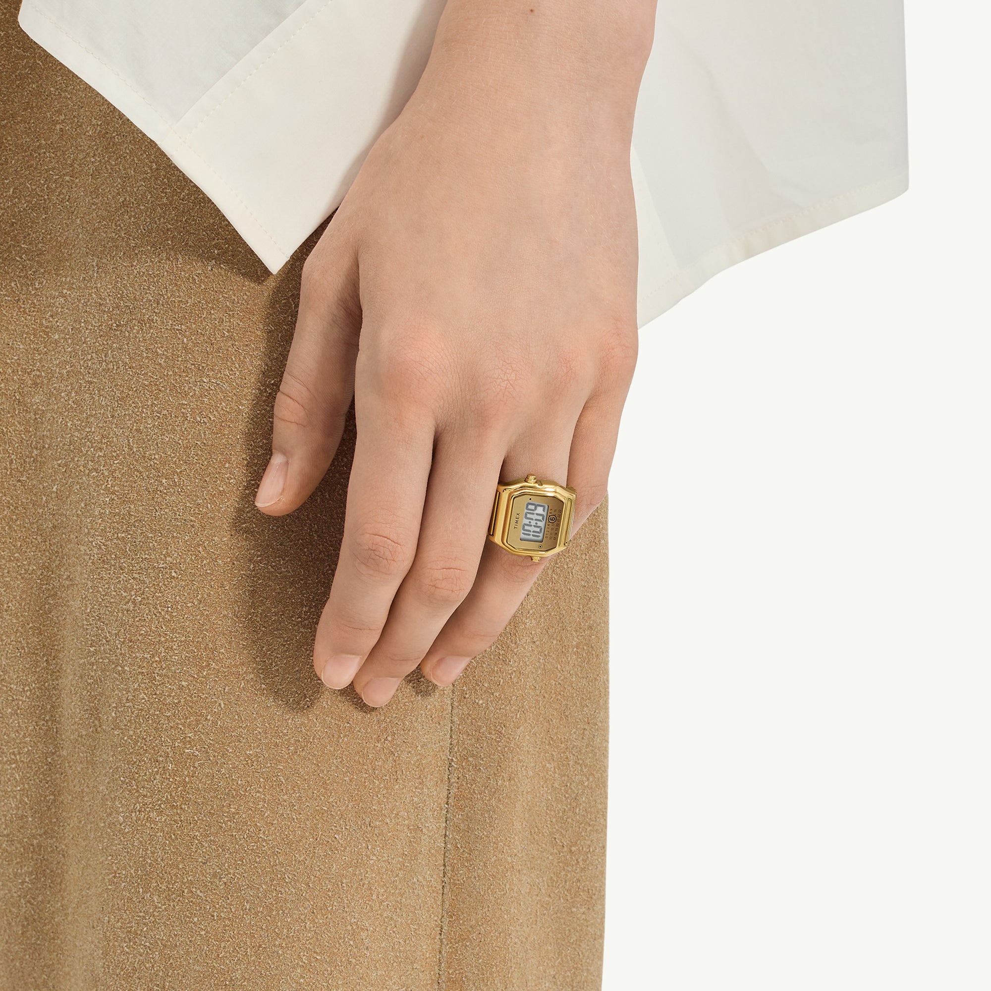 Timex x MM6 Maison Margiela T-80 Digital Ring Watch S/M TW2Y50100