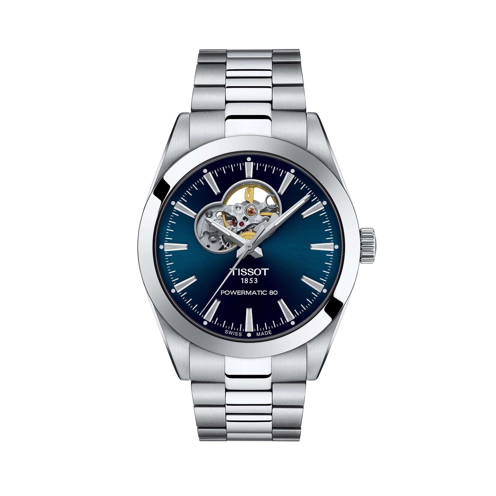 Tissot Gentleman Powermatic 80 Open Heart 40mm Automatic Watch T127.407.11.041.01
