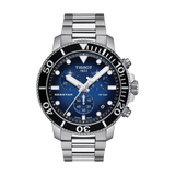 Tissot Men's T-Sport Stainless Steel Quartz Chronograph Seastar Watch Blue Dial T120.417.11.041.01