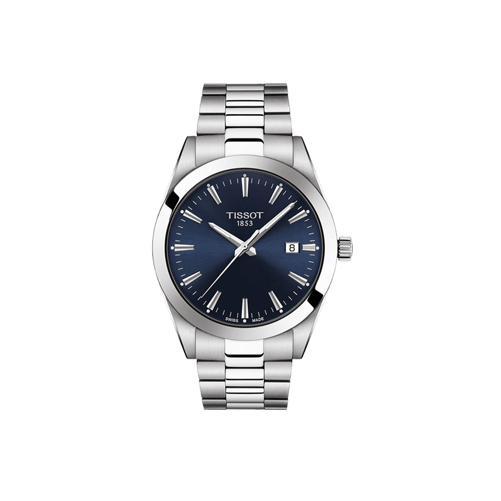 Tissot Men's T-Classic Stainless Steel Quartz Sport Watch Blue Dial