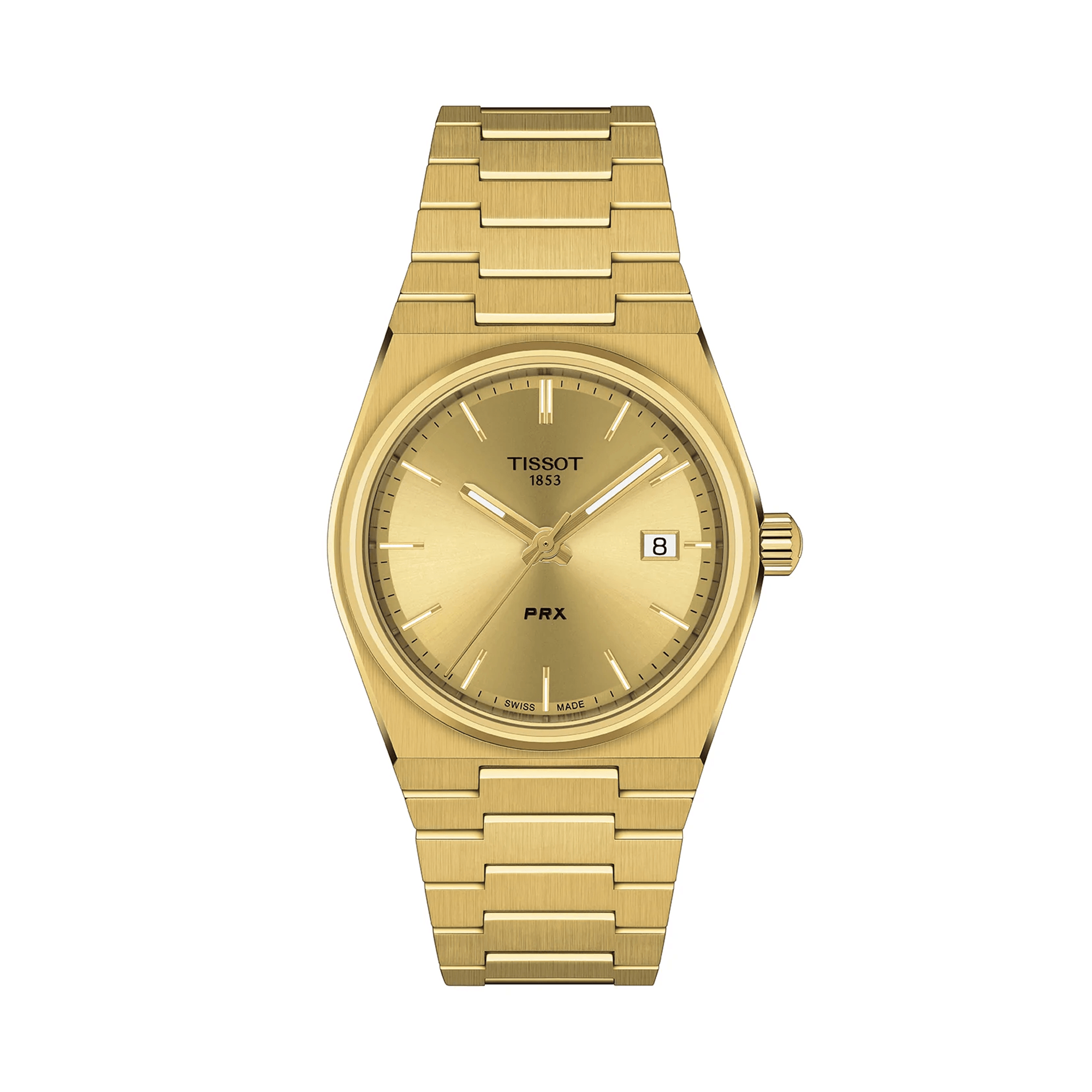 Tissot PRX Women's 35mm Gold PVD Quartz Watch T137.210.33.021.00