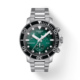 Tissot Seastar Men's 29.80mm Stainless Steel Quartz Chronograph Watch T120.417.11.091.01 - Wallace Bishop