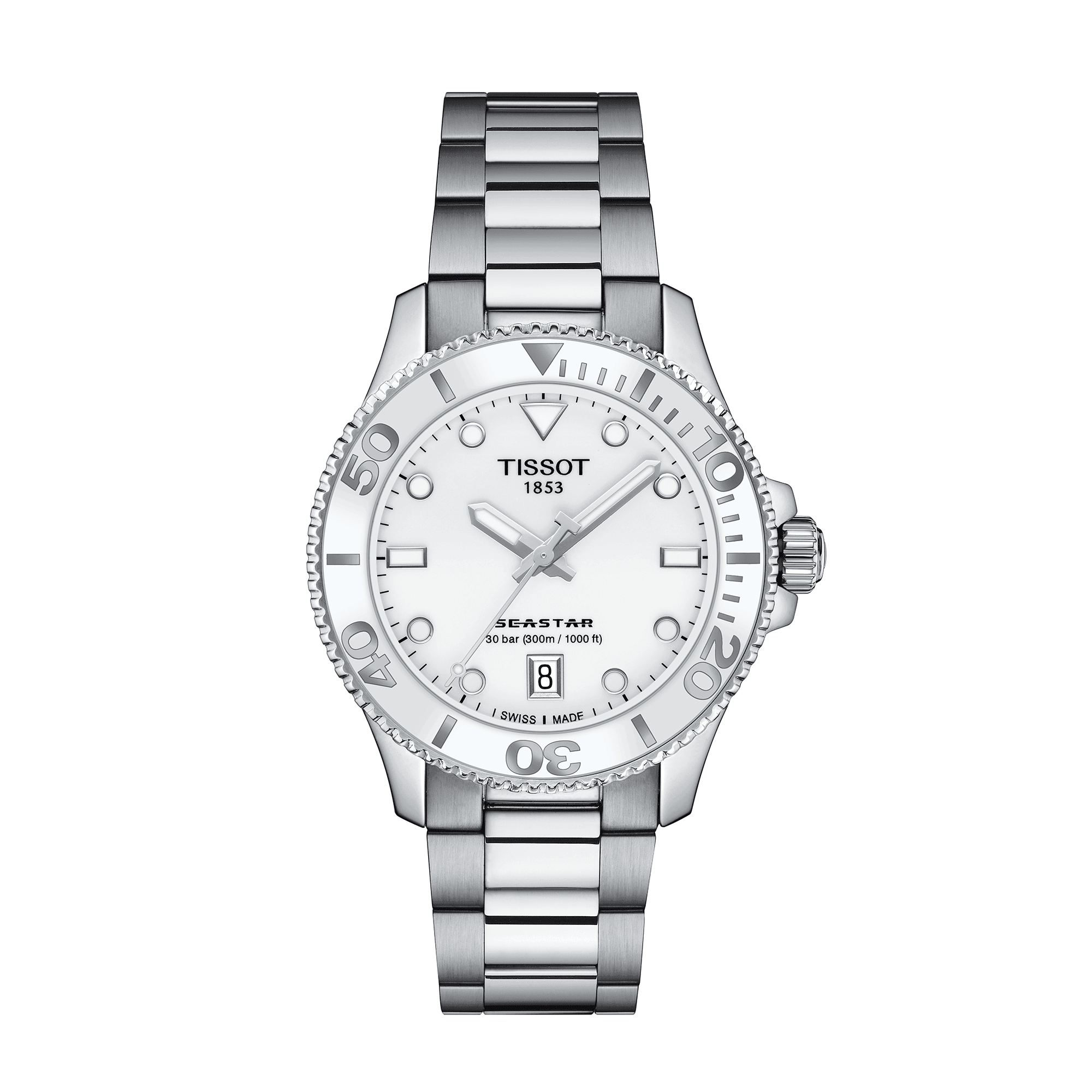 Tissot T-Sport Seastar Women's 36mm Stainless Steel Quartz Watch T120.210.11.011.00