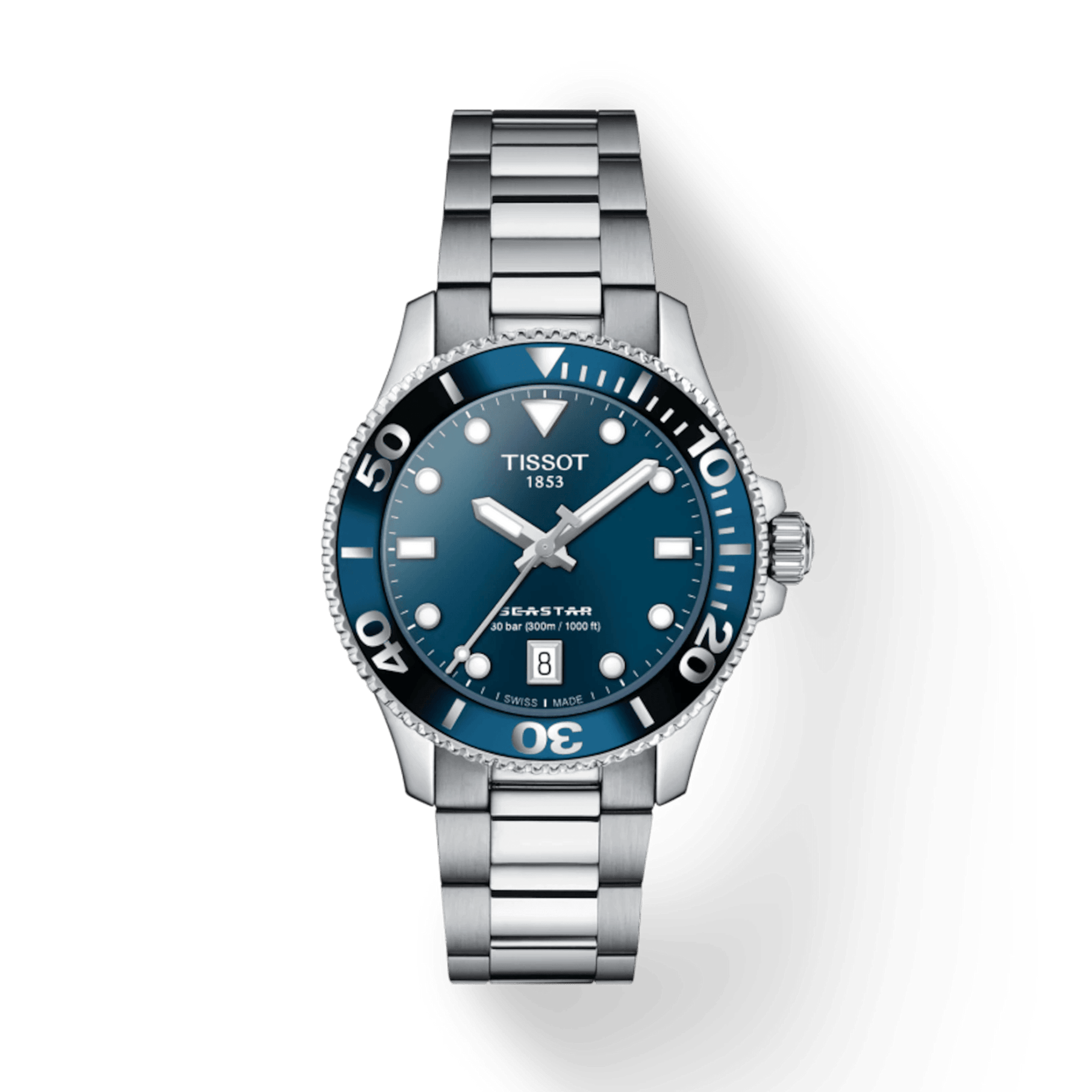 Tissot Seastar Women's 36mm Stainless Steel Quartz Watch T120.210.11.041.00 - Wallace Bishop