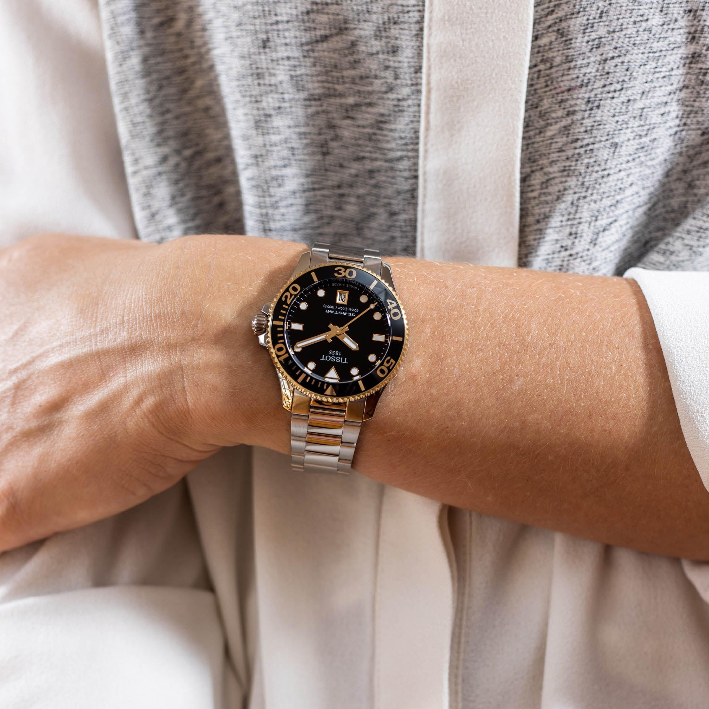 Tissot Seastar Women's 36mm Stainless Steel Quartz Watch T120.210.21.051.00 - Wallace Bishop