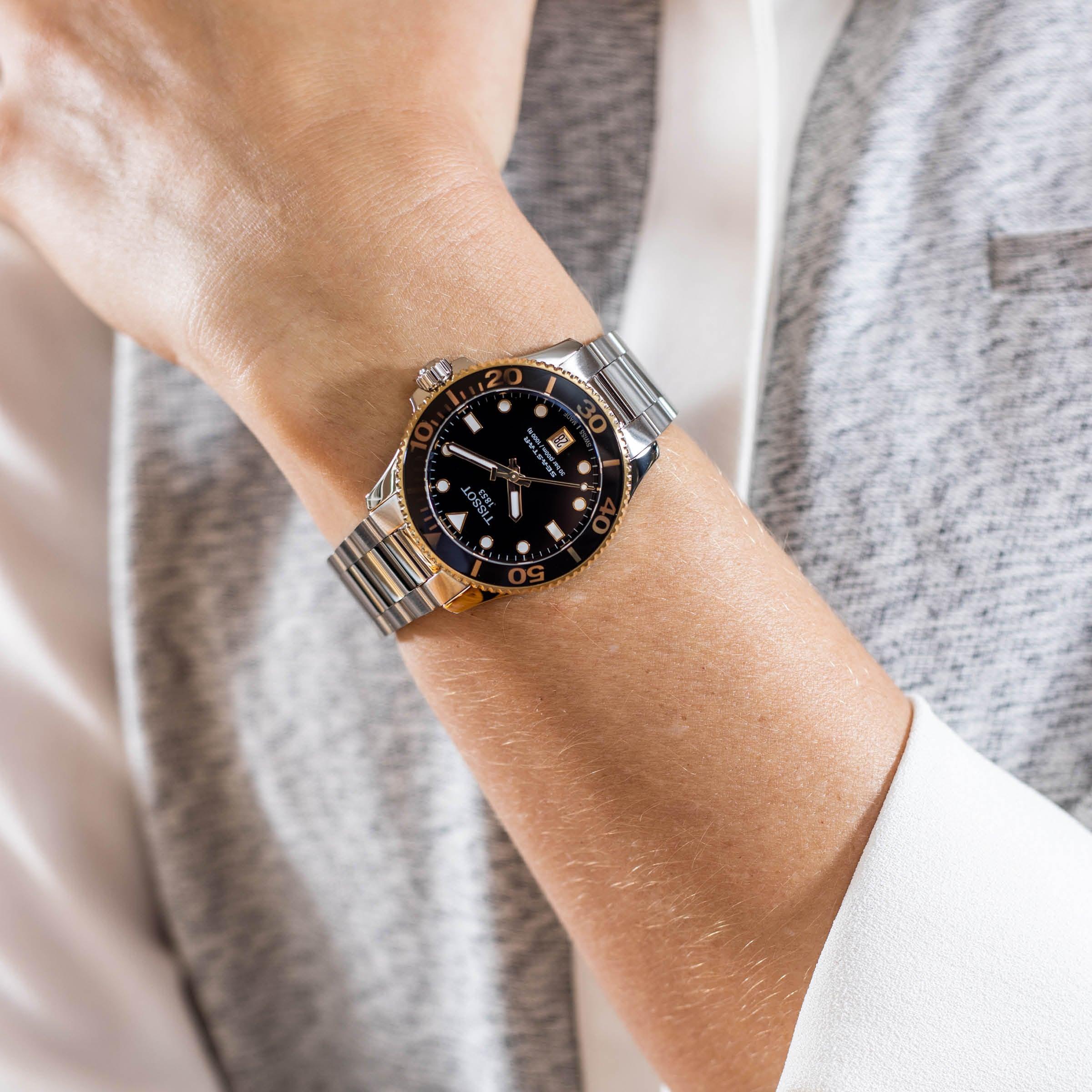 Tissot Seastar Women's 36mm Stainless Steel Quartz Watch T120.210.21.051.00 - Wallace Bishop