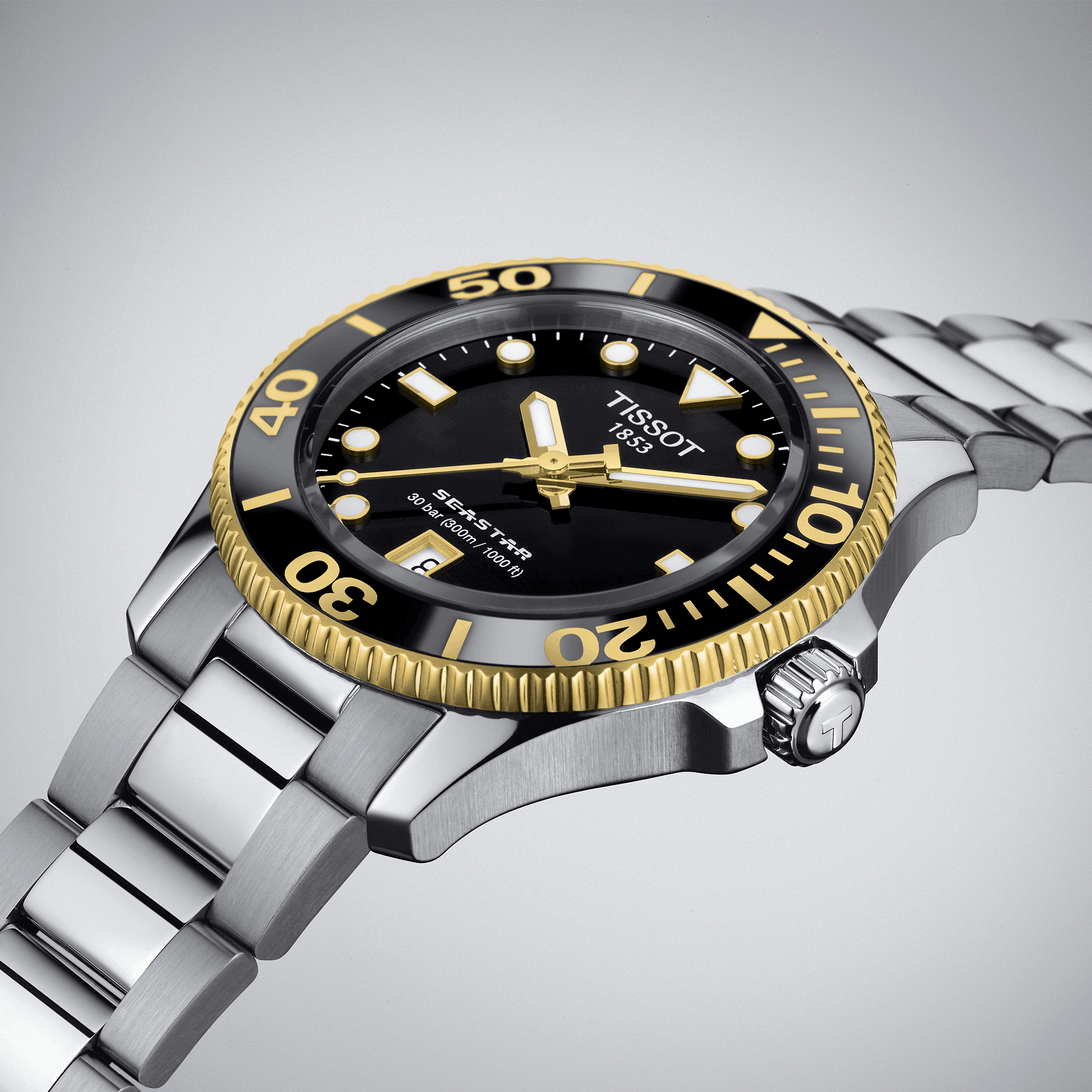 Tissot Seastar Women's 36mm Stainless Steel Quartz Watch T120.210.21.051.00 - Wallace Bishop