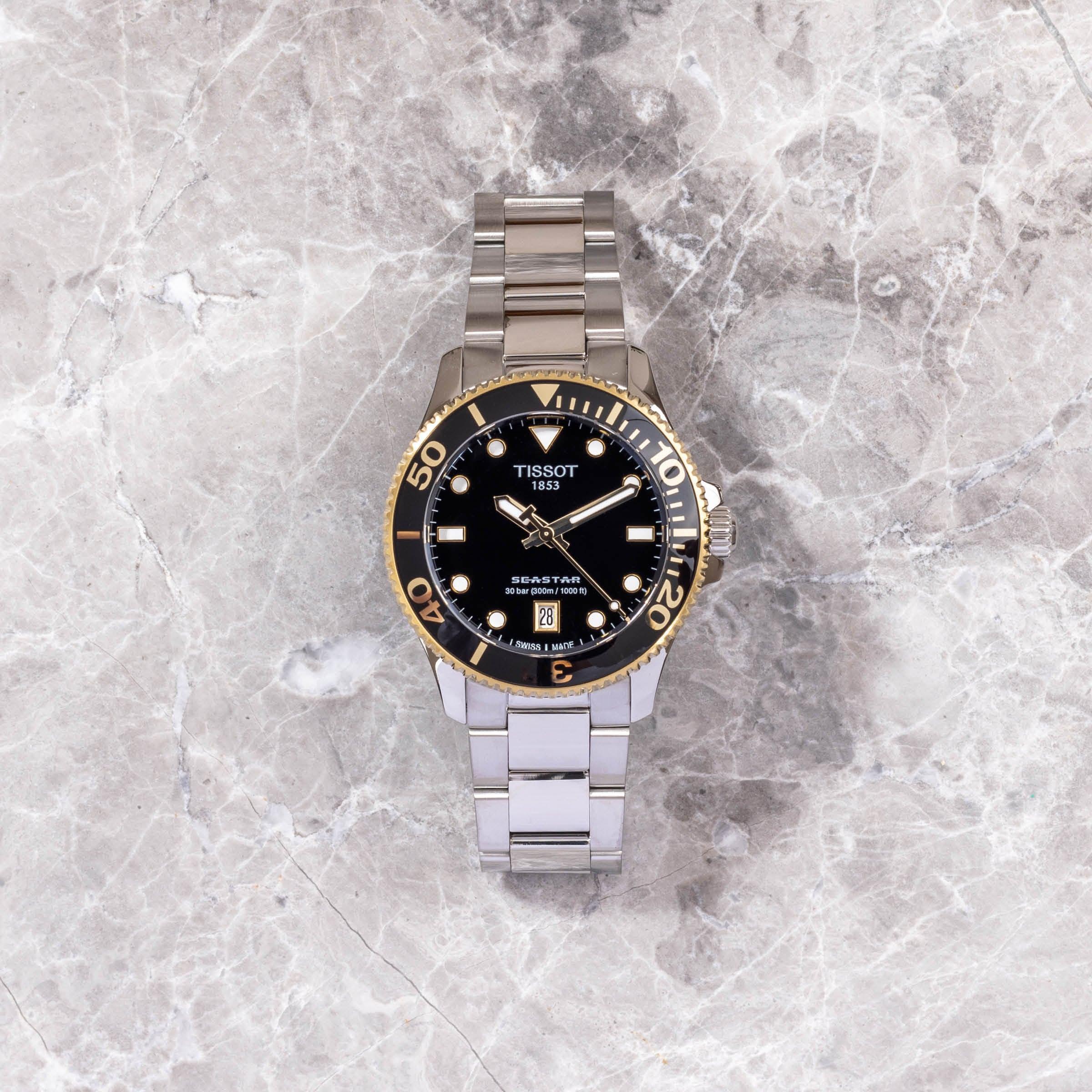 Tissot Seastar Women's 36mm Stainless Steel Quartz Watch T120.210.21.051.00 - Wallace Bishop