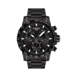 Tissot T-Sport Men's 45.50mm Black and Steel Quartz Chronograph Watch T125.617.33.051.00