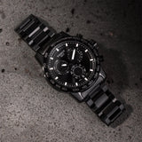 Tissot T-Sport Men's 45.50mm Black and Steel Quartz Chronograph Watch T125.617.33.051.00