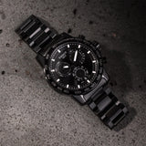 Tissot T-Sport Men's 45.50mm Black and Steel Quartz Chronograph Watch T125.617.33.051.00
